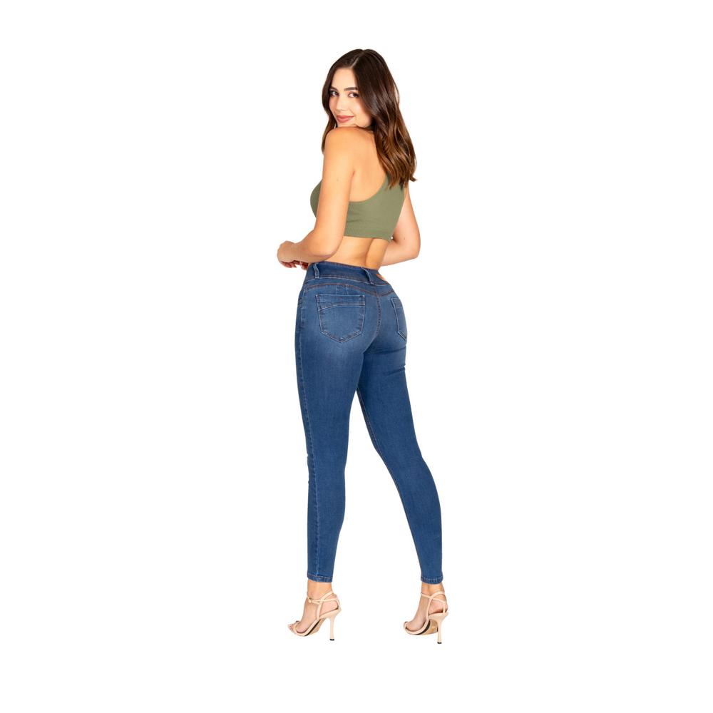 Foto 4 pulgar | Jeans para Mujer Levanta Pompa Jeanswest Azul