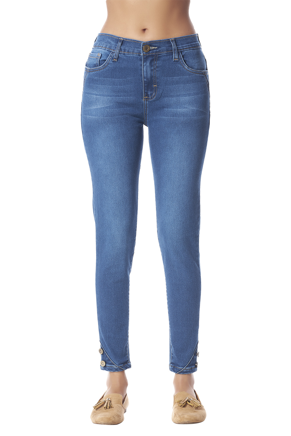 Foto 1 | Jeans Skinny Devendi Azul
