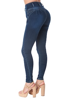Foto 2 | Jeans Colombianos Devendi Azul para Mujer