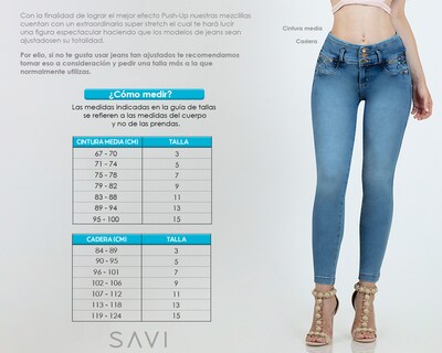 Foto 4 | Pantalón De Mezclilla Corte Colombiano