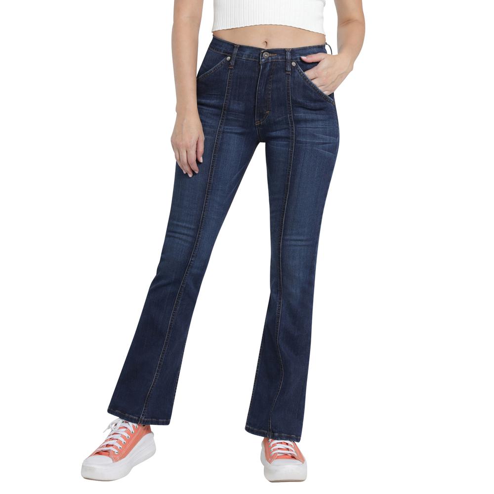 Foto 2 pulgar | Jeans Lee Skinny Flare 452 Azules para Mujer