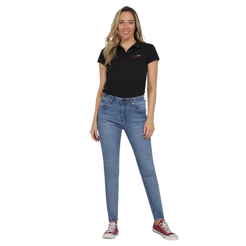 Foto 4 | Jeans Lee Skinny Cintura Extra Alta 441 Azules para Mujer