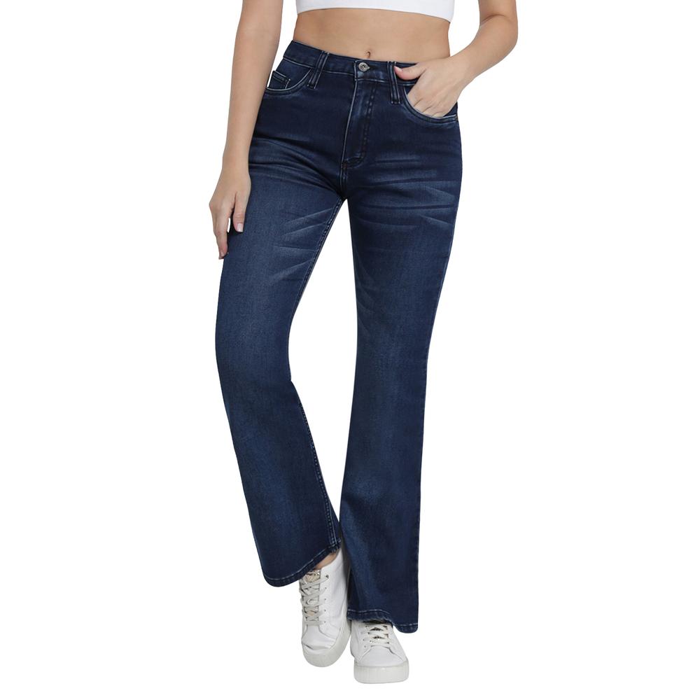 Foto 2 pulgar | Jeans Lee Skinny Flare 444 Azules para Mujer