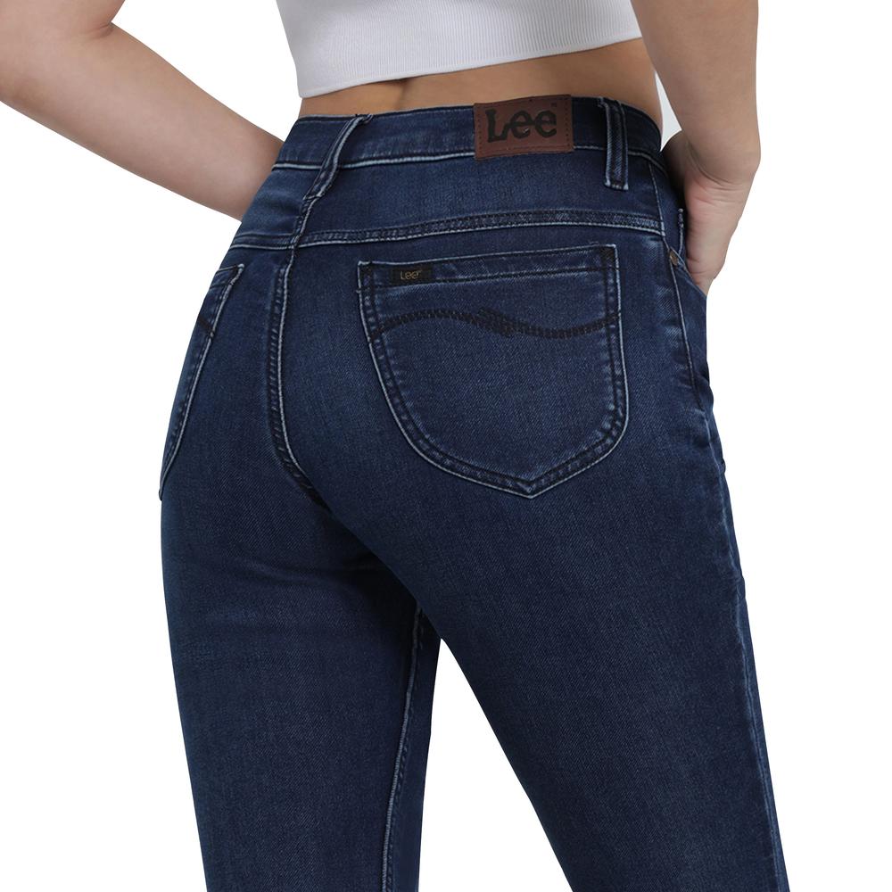 Foto 6 pulgar | Jeans Lee Skinny Flare 444 Azules para Mujer