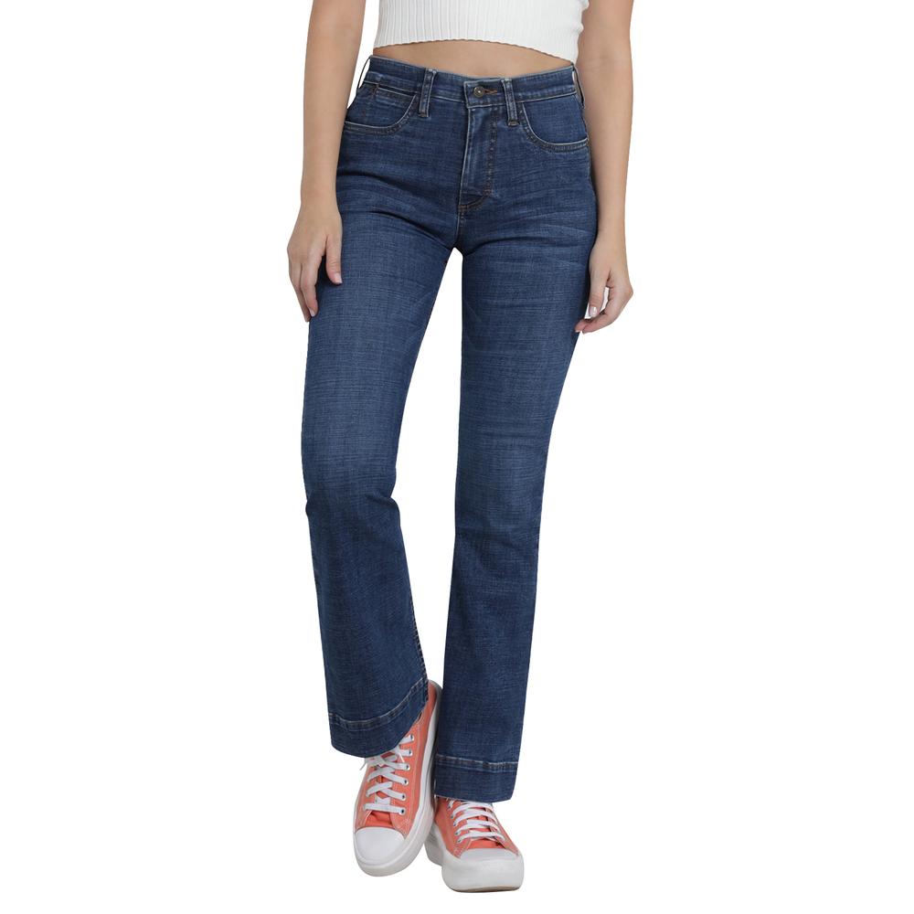 Foto 2 pulgar | Jeans Lee Skinny Flare 451 Azul Marino para Mujer