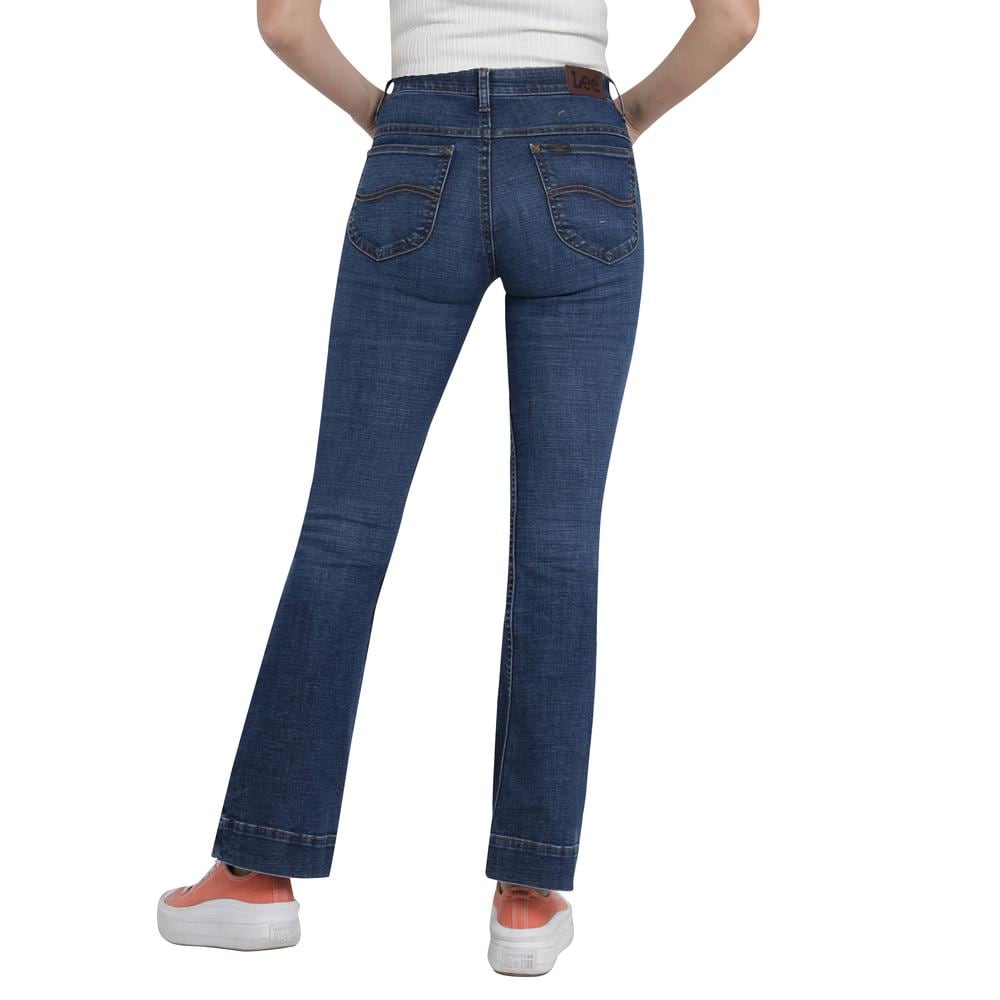 Jeans Lee Skinny Flare 451 Azul Marino Para Mujer | Coppel.com