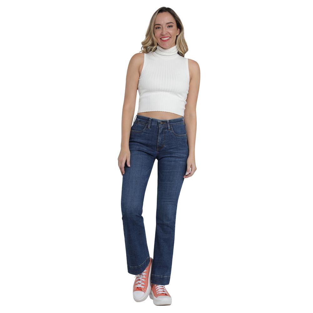 Foto 5 pulgar | Jeans Lee Skinny Flare 451 Azul Marino para Mujer