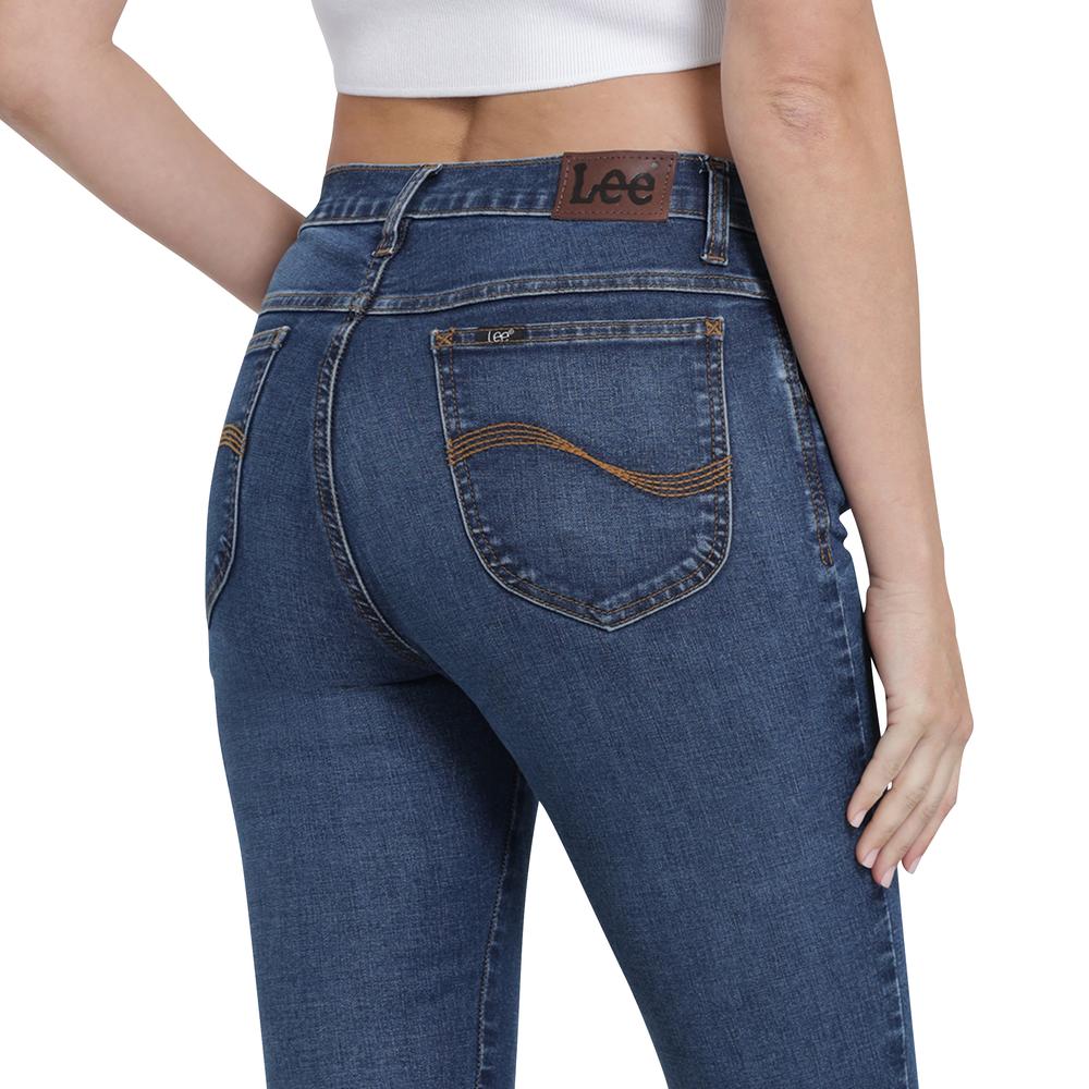 Foto 6 pulgar | Jeans Lee Azul Skinny para Mujer