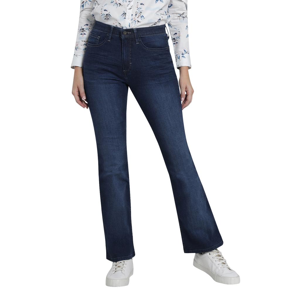 Foto 2 pulgar | Jeans Lee Skinny Flare 445 Azul Marino para Mujer