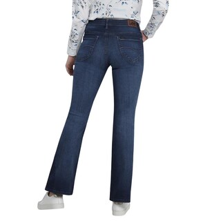 Foto 3 | Jeans Lee Skinny Flare 445 Azul Marino para Mujer