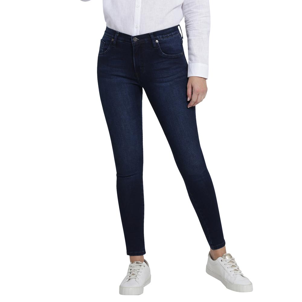 Jeans Lee Skinny Cintura Extra Alta 480 Azul Marino para Mujer