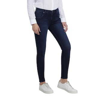 Foto 2 | Jeans Lee Skinny Cintura Extra Alta 480 Azul Marino para Mujer