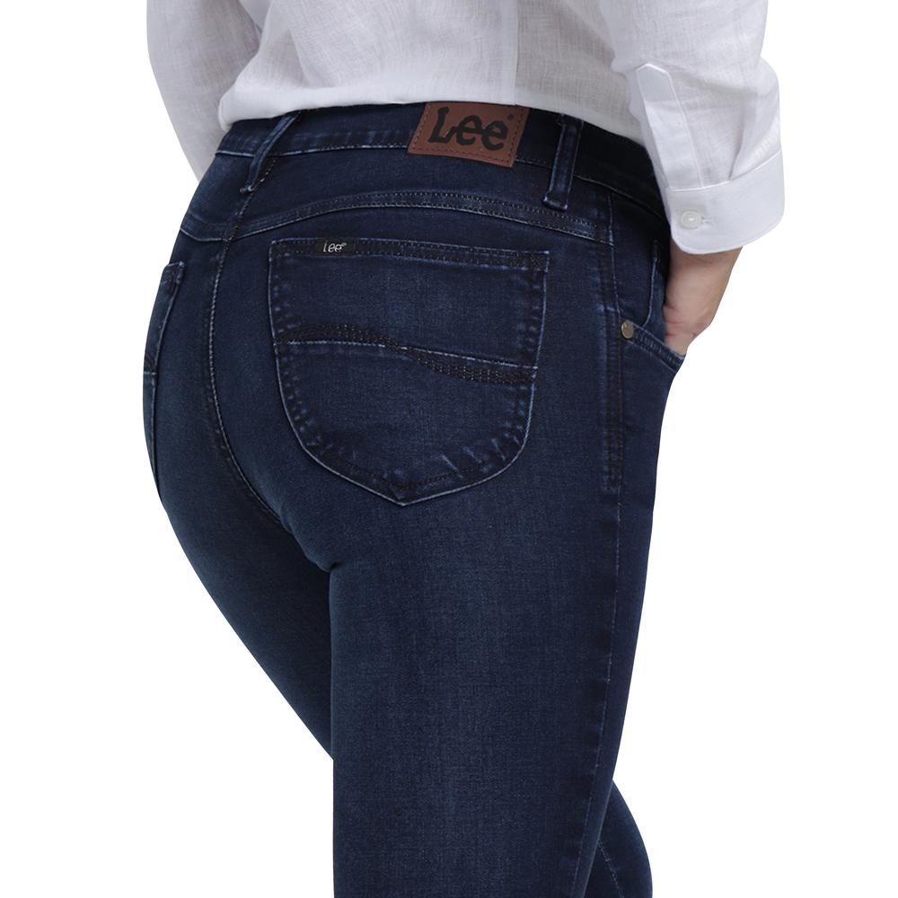 Foto 6 pulgar | Jeans Lee Skinny Cintura Extra Alta 480 Azul Marino para Mujer