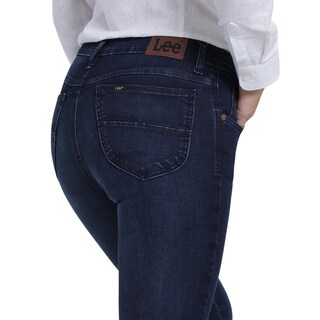 Foto 5 | Jeans Lee Skinny Cintura Extra Alta 480 Azul Marino para Mujer