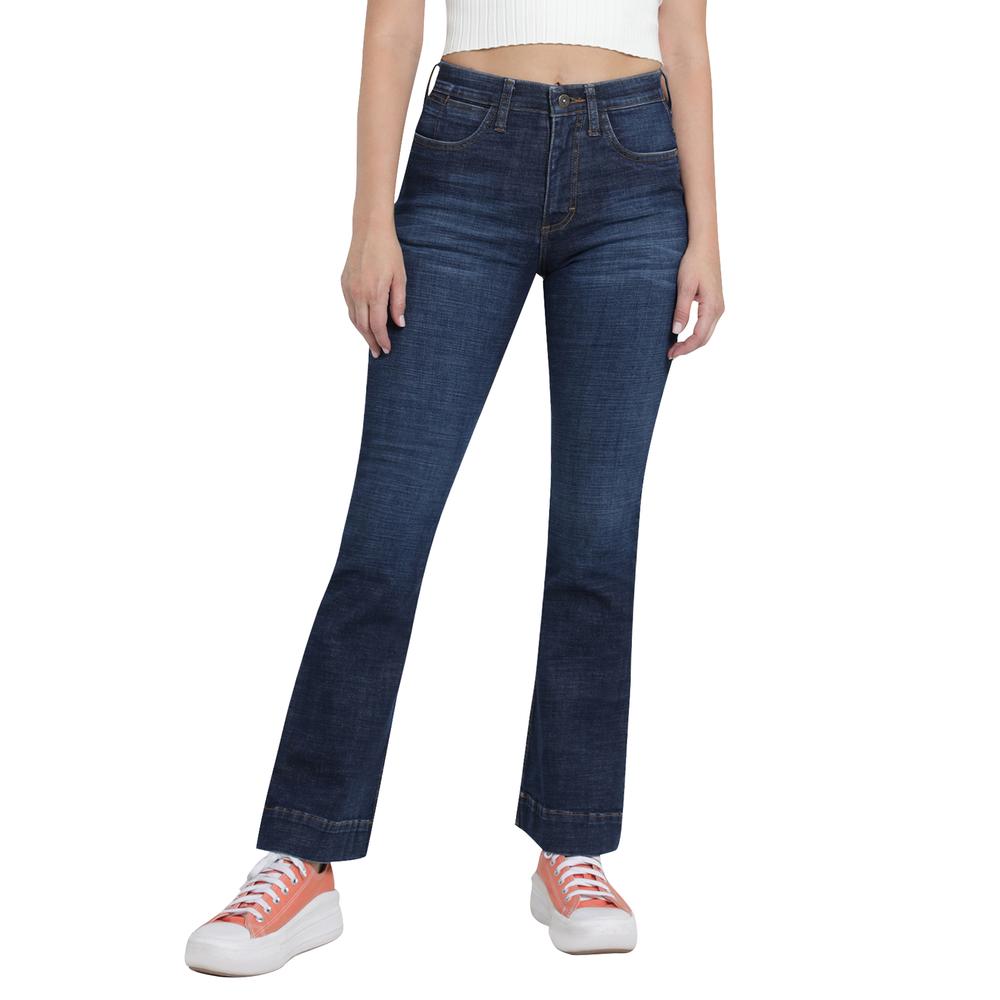 Foto 2 pulgar | Jeans Lee Skinny Flare 441 Azul Marino para Mujer