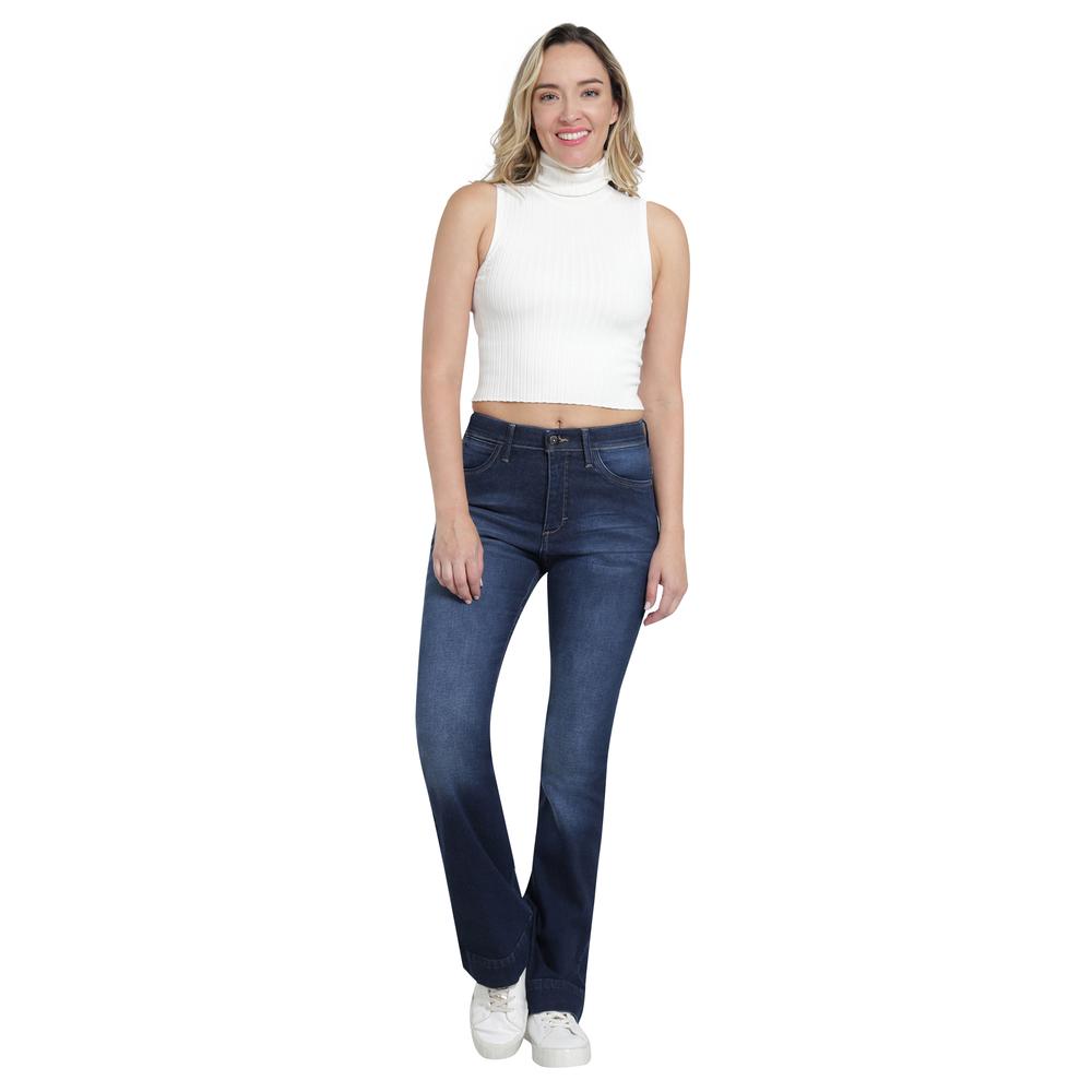 Foto 5 pulgar | Jeans Lee Skinny Flare 450 Azul para Mujer