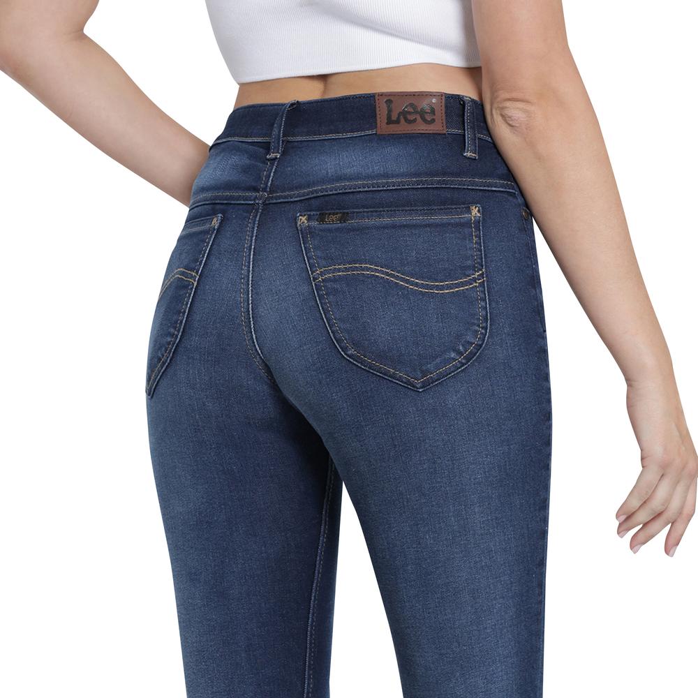 Foto 5 | Jeans Lee Skinny Flare 450 Azul para Mujer
