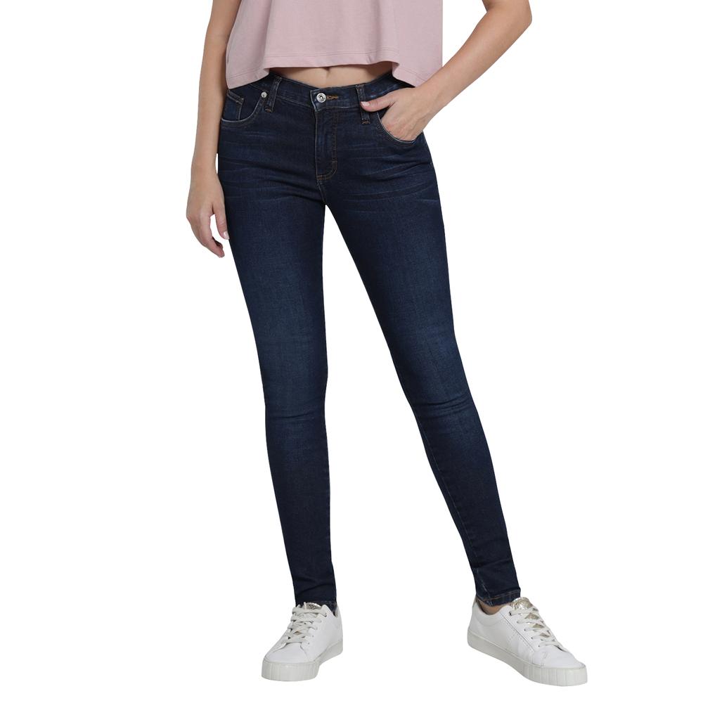 Foto 2 pulgar | Jeans Lee Skinny Cintura Alta 442 Azul Marino para Mujer