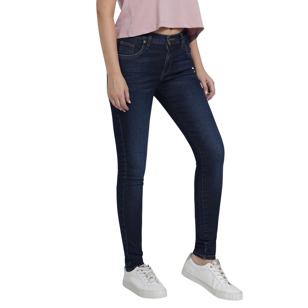 Foto 3 pulgar | Jeans Lee Skinny Cintura Alta 442 Azul Marino para Mujer