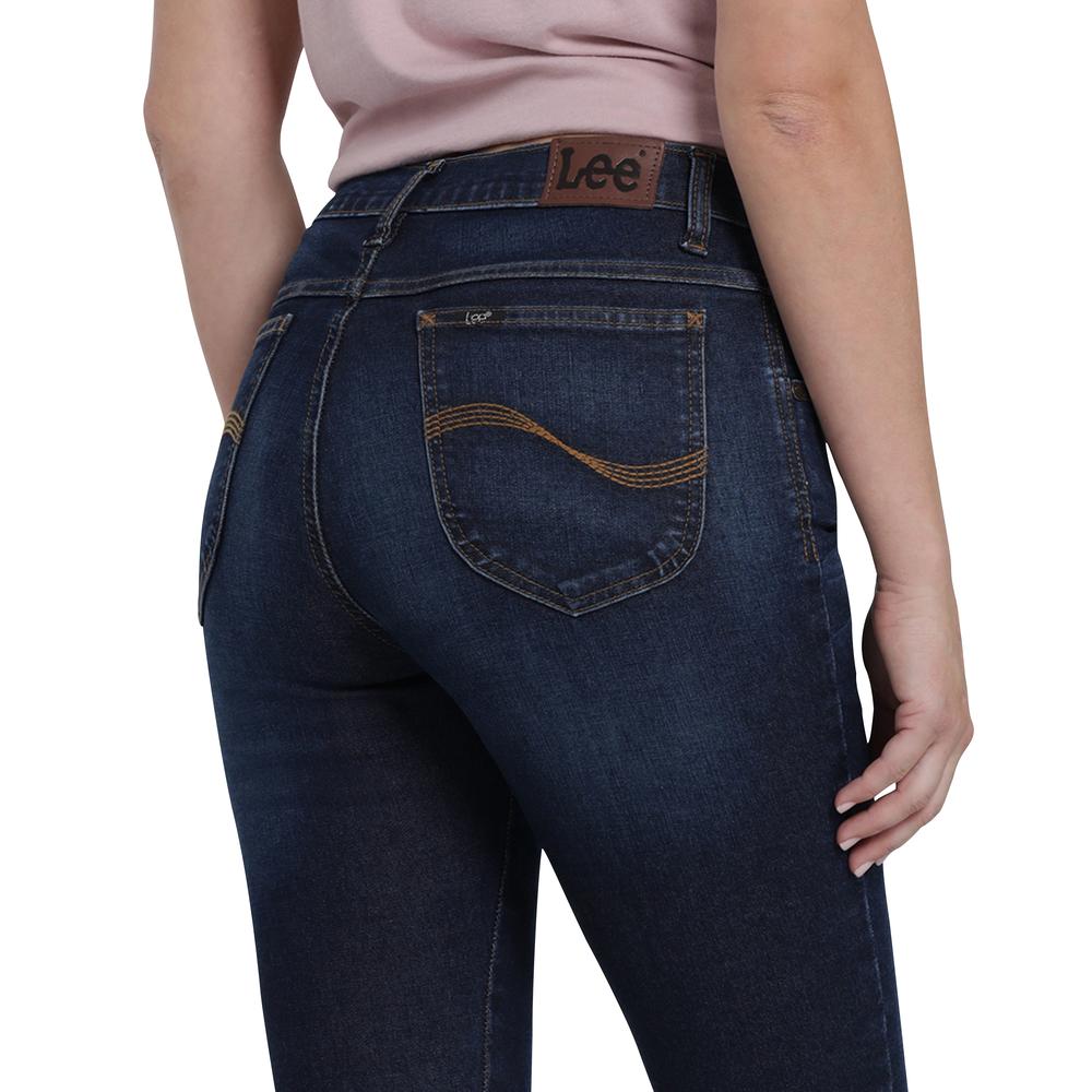 Foto 6 pulgar | Jeans Lee Skinny Cintura Alta 442 Azul Marino para Mujer