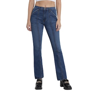 Foto 1 | Jeans Lee Skinny Flare 442 Azul para Mujer