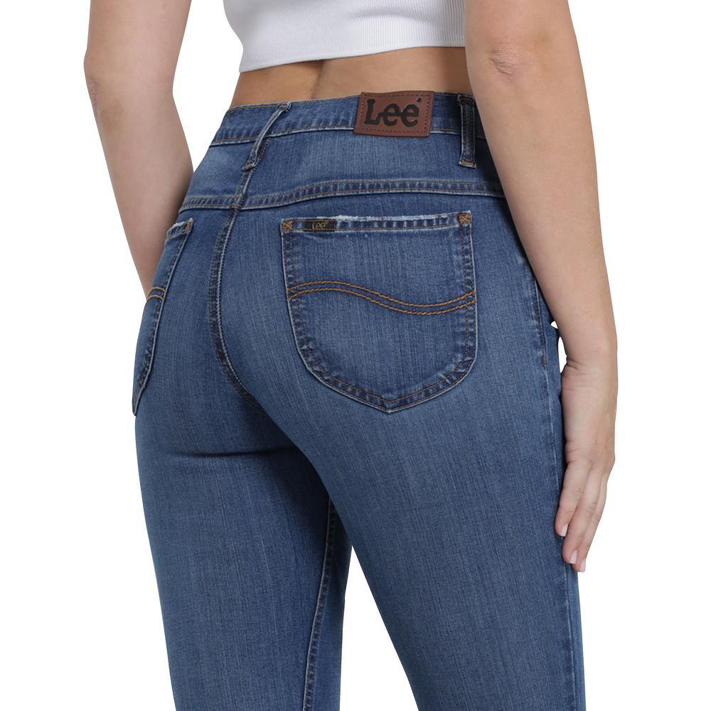 Foto 6 pulgar | Jeans Lee Skinny Flare 442 Azul para Mujer