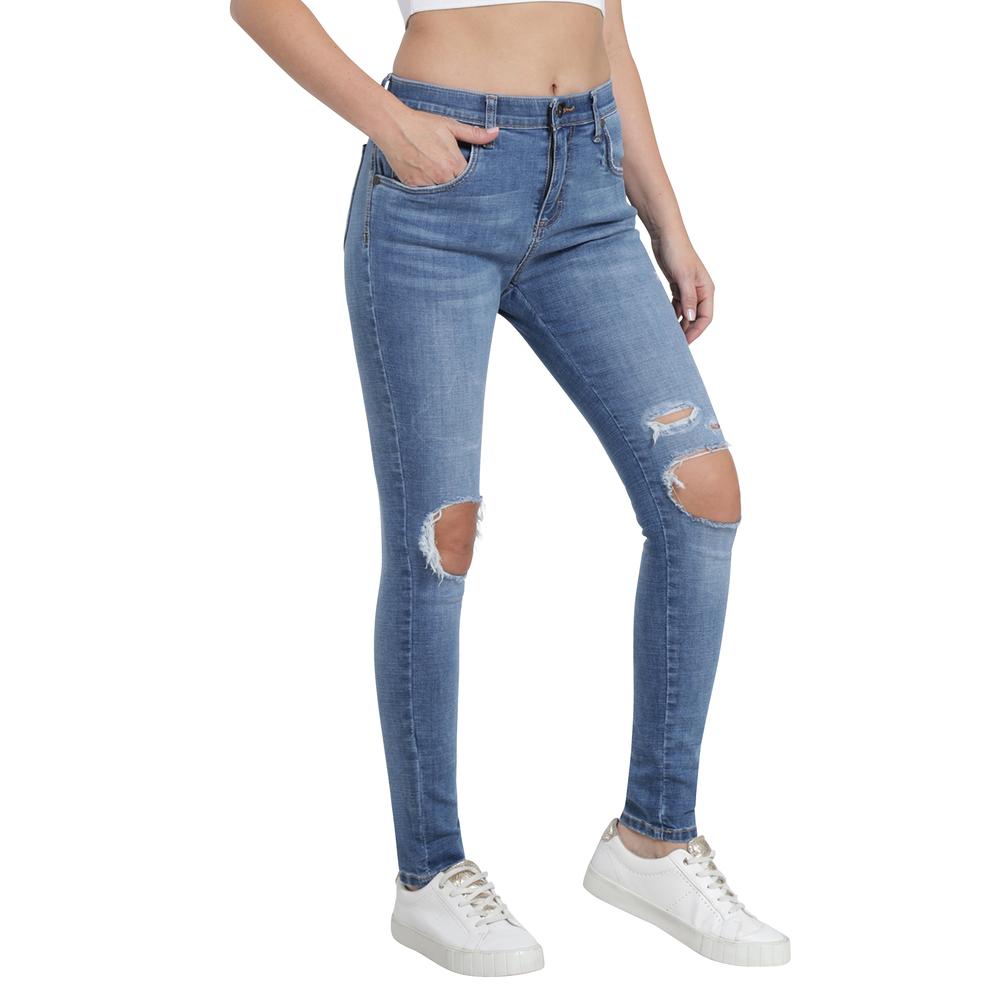 Foto 2 | Jeans Lee Skinny Cintura Extra Alta 440 Azul para Mujer