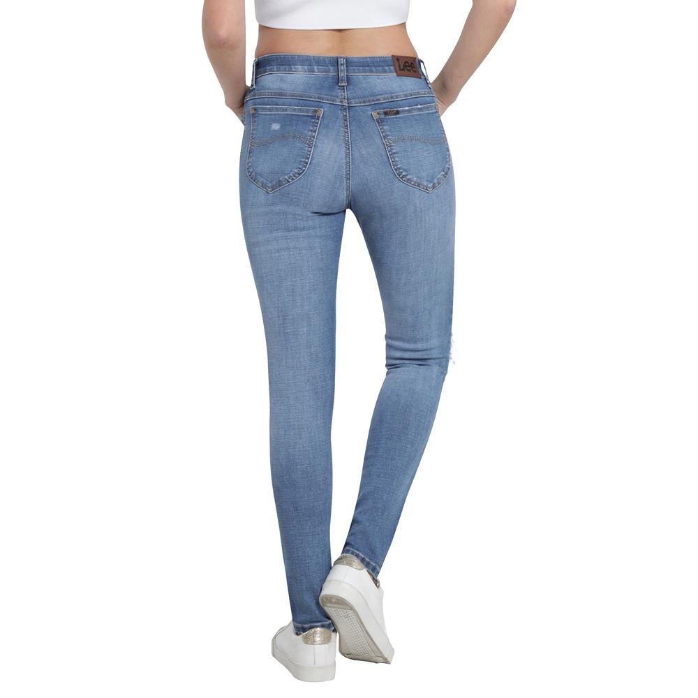 Foto 3 | Jeans Lee Skinny Cintura Extra Alta 440 Azul para Mujer