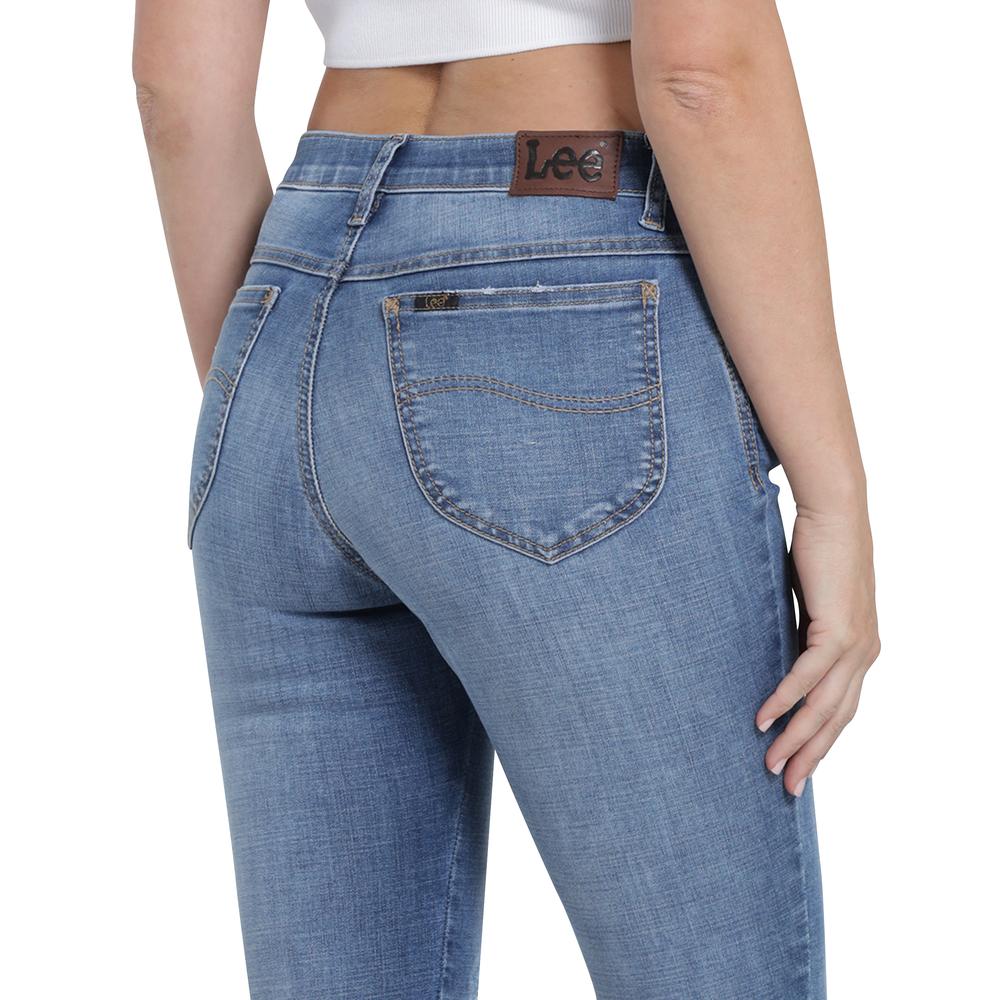 Foto 5 | Jeans Lee Skinny Cintura Extra Alta 440 Azul para Mujer