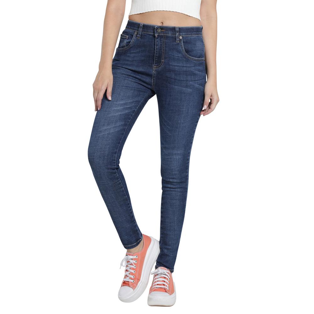 Foto 2 pulgar | Jeans Lee Azul Skinny para Mujer