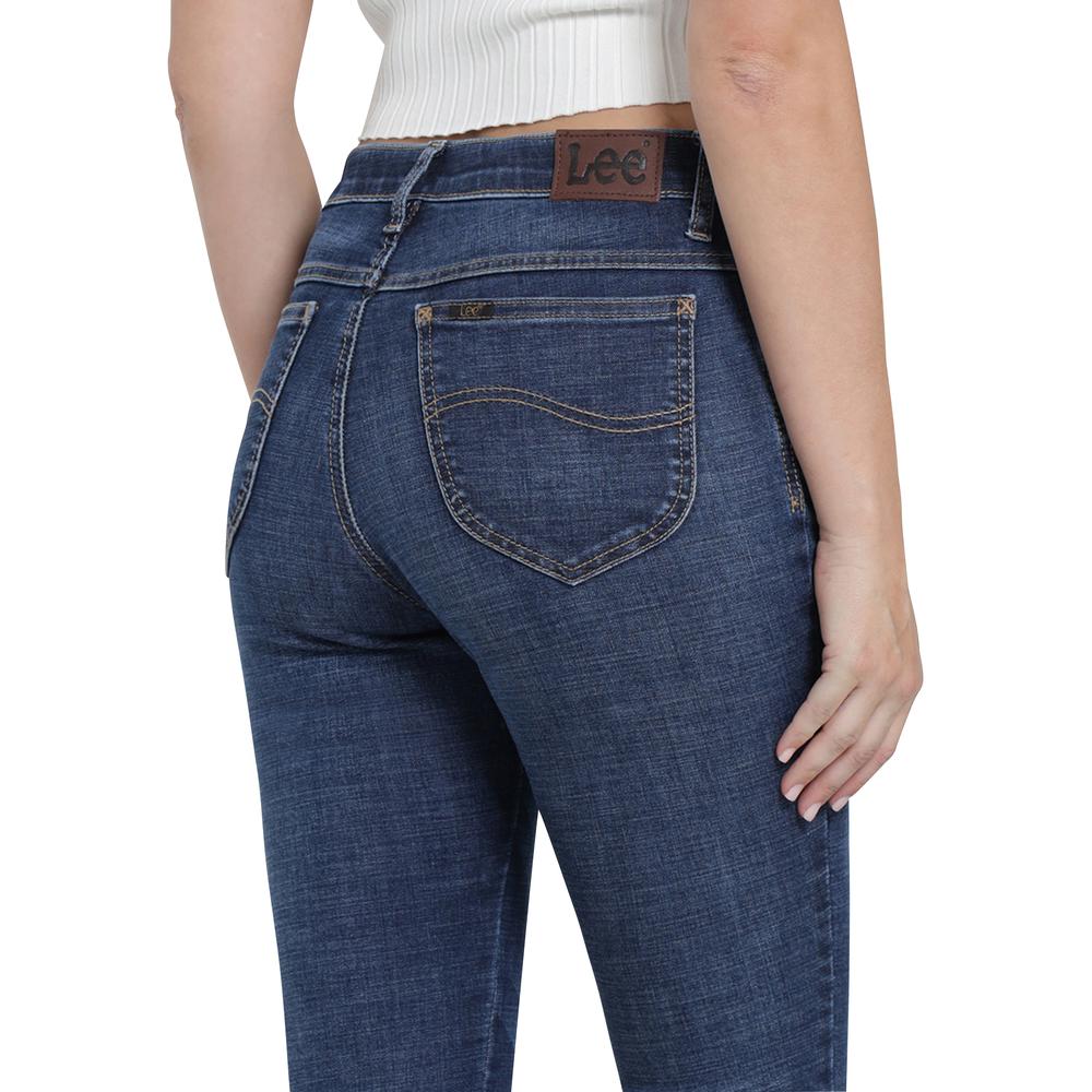 Foto 6 pulgar | Jeans Lee Azul Skinny para Mujer