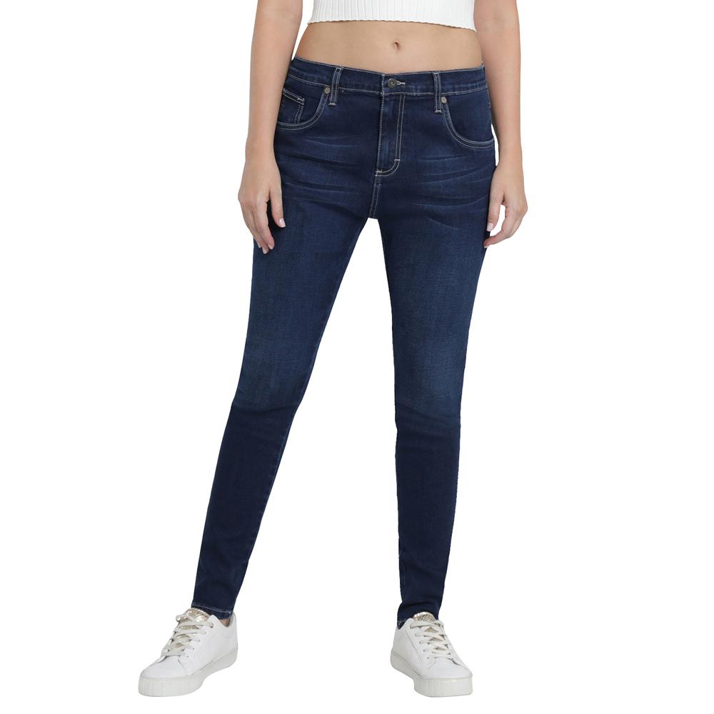 Jeans Lee Skinny Cintura Extra Alta 443 Azul Marino para Mujer