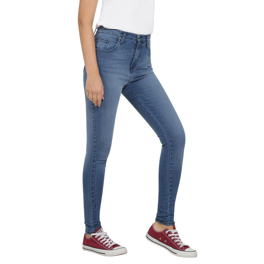 Foto 3 pulgar | Jeans Lee Azul Skinny para Mujer