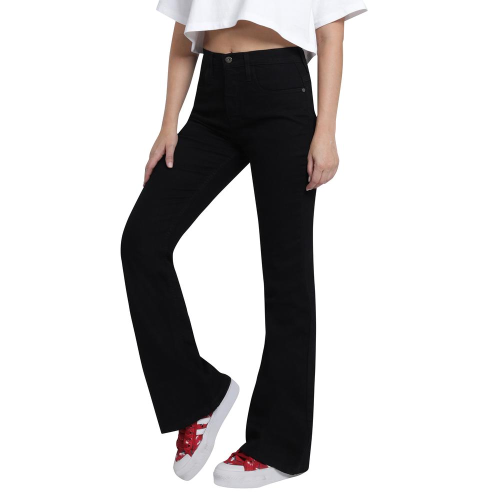 Foto 3 pulgar | Jeans Lee Skinny Flare 401 Negro para Mujer