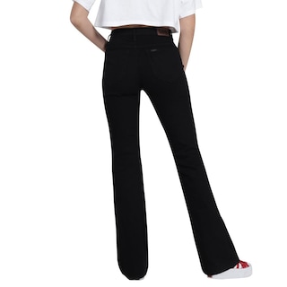 Foto 3 | Jeans Lee Skinny Flare 401 Negro para Mujer