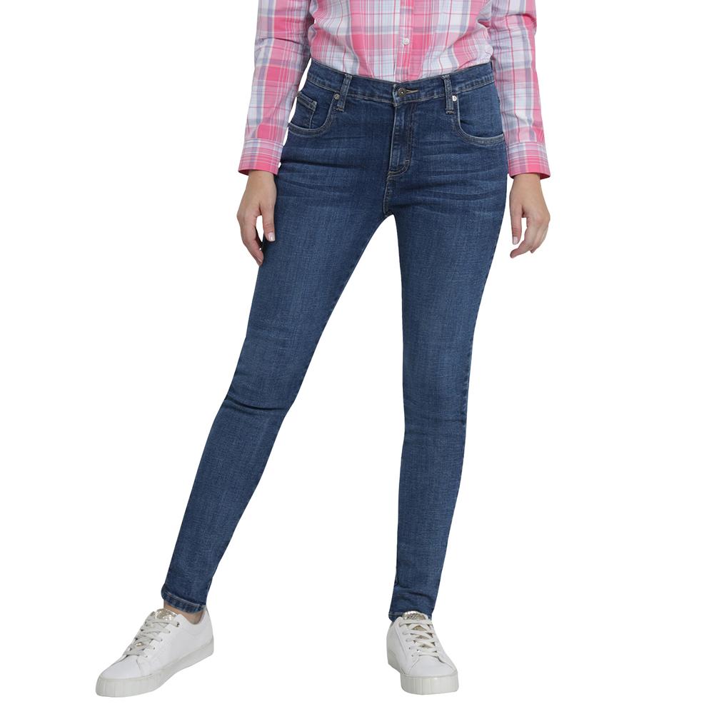 Jeans Lee Skinny Cintura Extra Alta 444 Azul para Mujer