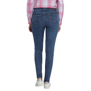 Foto 3 | Jeans Lee Skinny Cintura Extra Alta 444 Azul para Mujer
