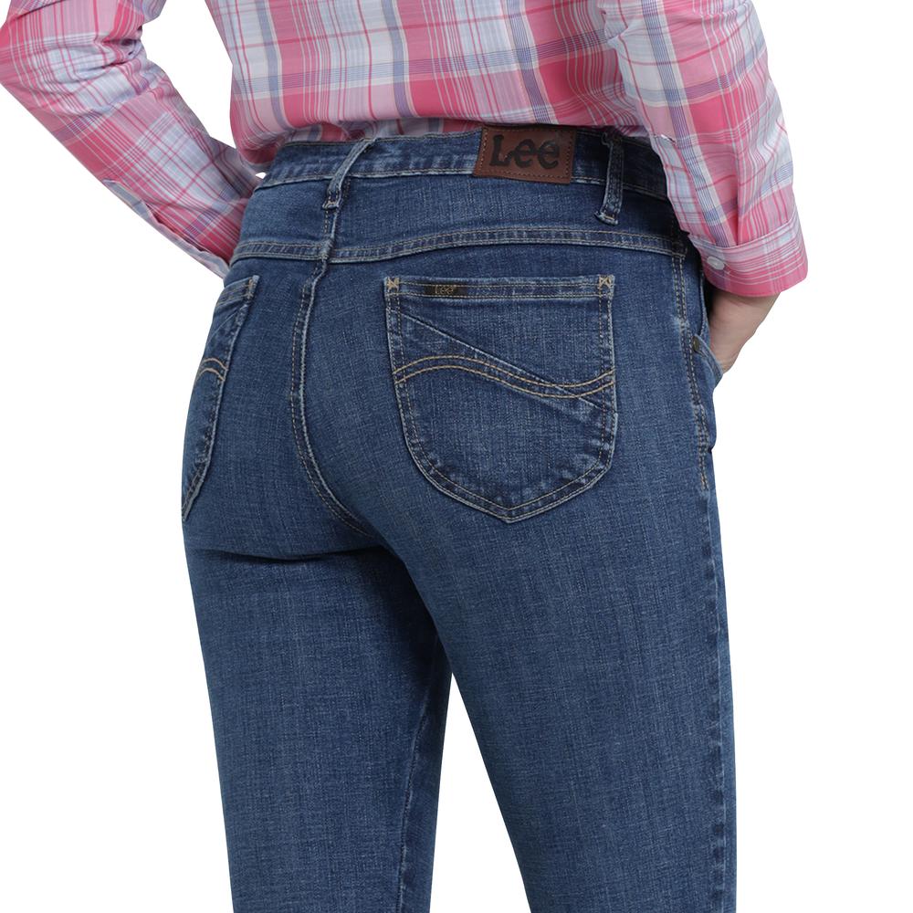 Foto 5 | Jeans Lee Skinny Cintura Extra Alta 444 Azul para Mujer