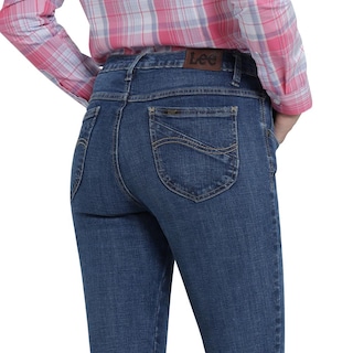 Foto 5 | Jeans Lee Skinny Cintura Extra Alta 444 Azul para Mujer
