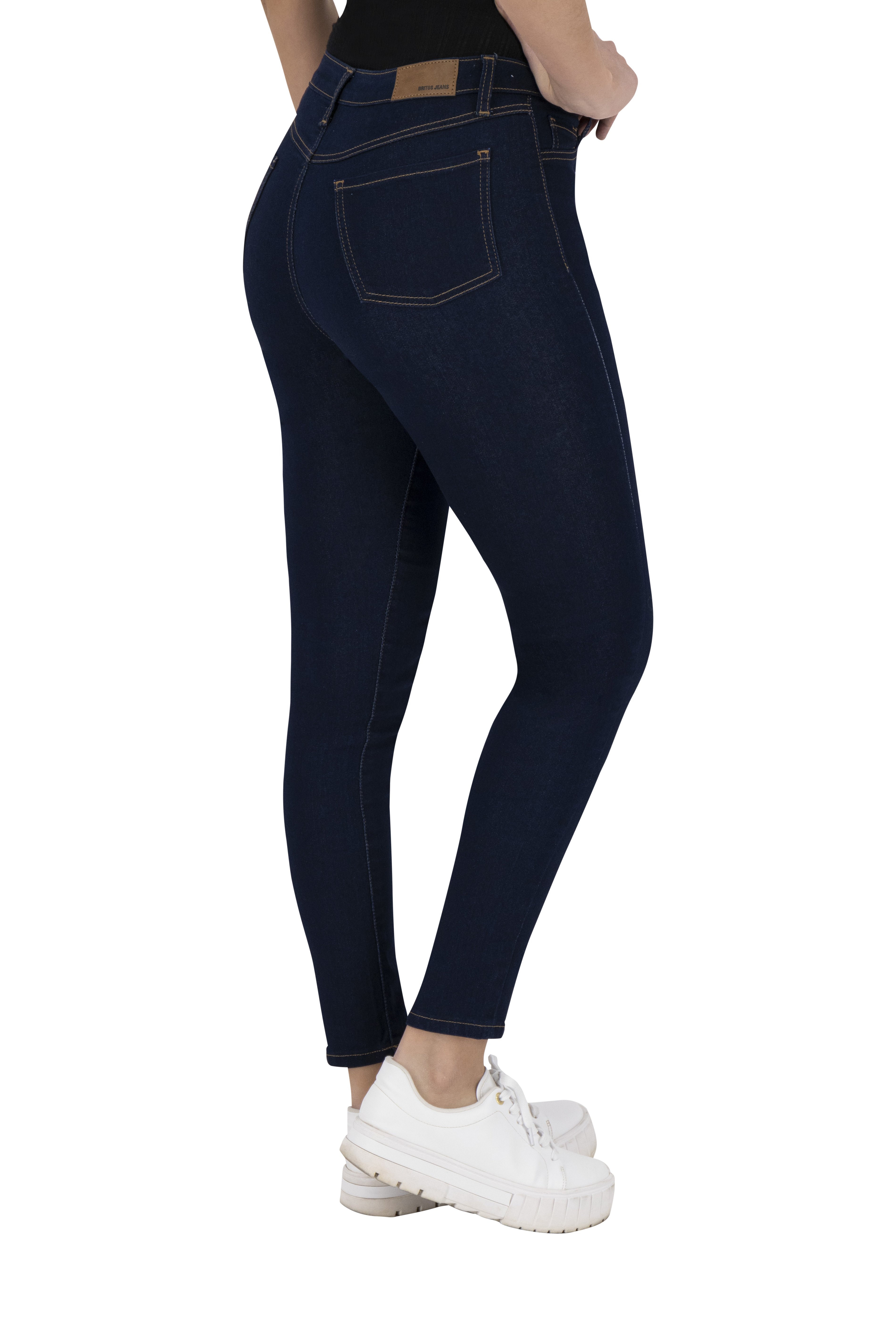 Foto 6 pulgar | Jeans Skinny Britos Tiro Medio 020086 Azul para Mujer