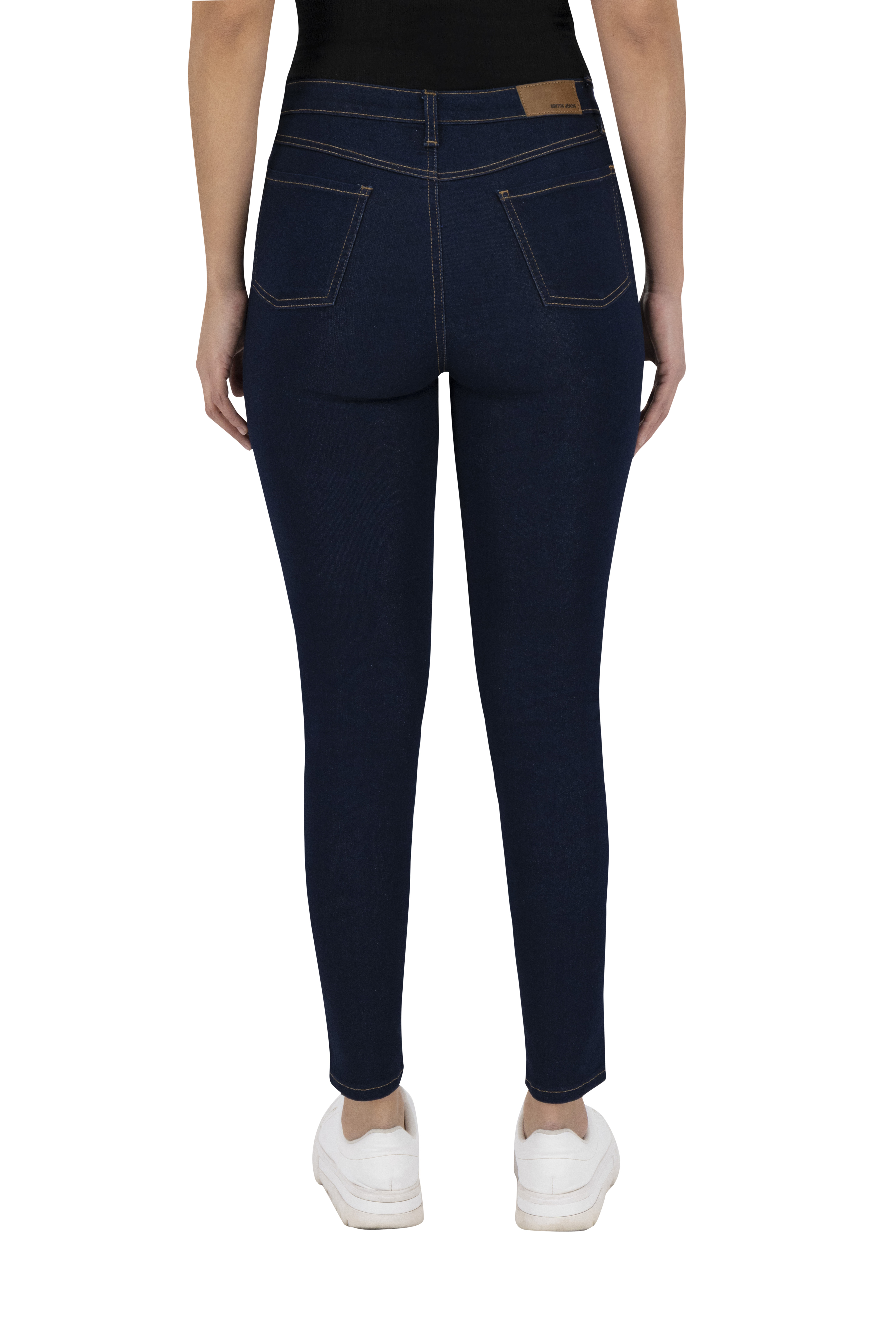 Foto 7 pulgar | Jeans Skinny Britos Tiro Medio 020086 Azul para Mujer