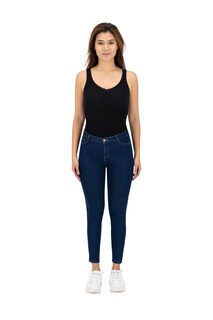 Foto 2 | Jeans Skinny Britos Tiro Medio 020087 Azul para Mujer