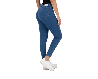 Foto 4 | Jeans Skinny Britos Tiro Medio 024497 Azul para Mujer