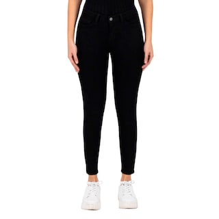 Foto 1 | Jeans Skinny Britos Tiro Medio Negro 024823