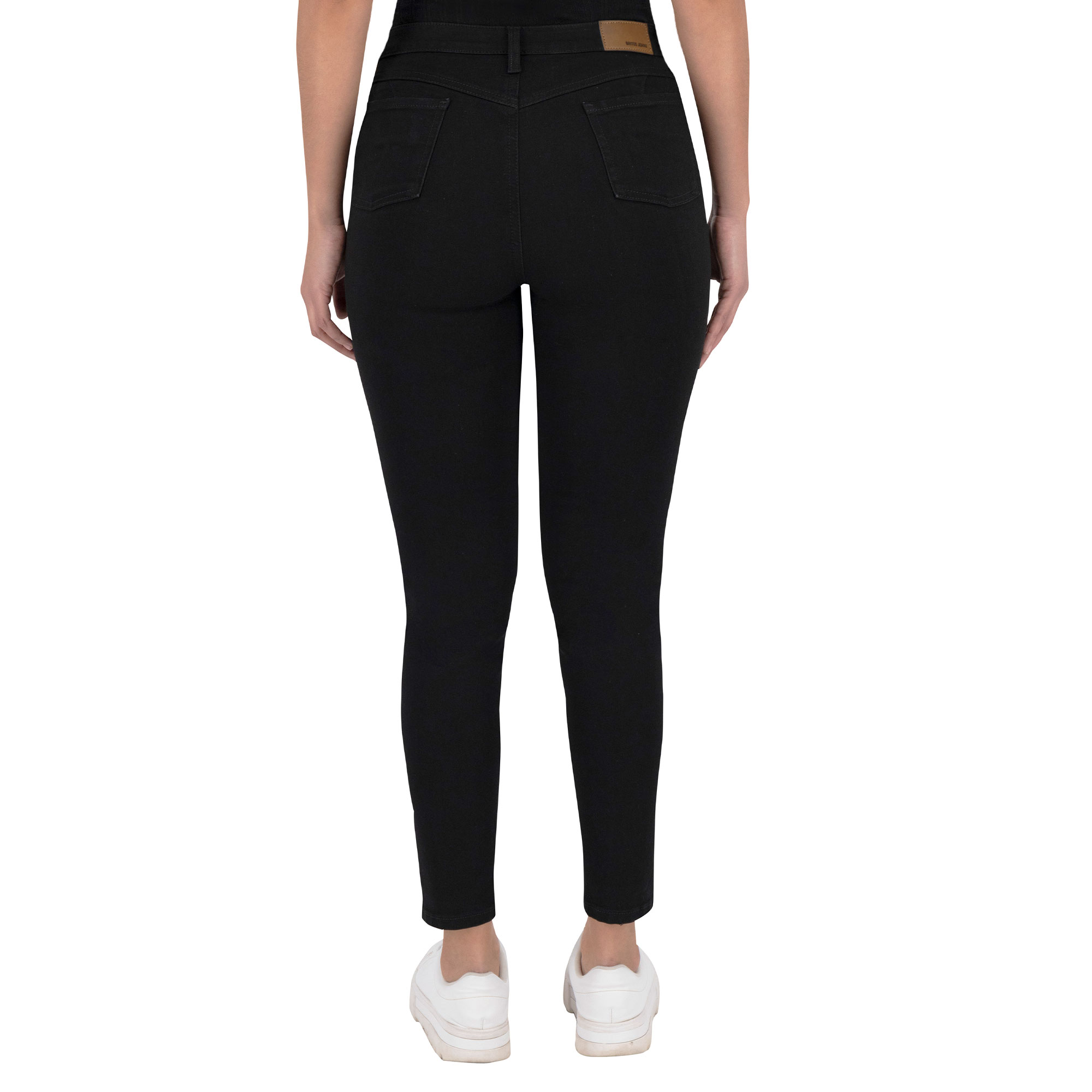 Foto 7 pulgar | Jeans Skinny Britos Tiro Medio Negro 024823
