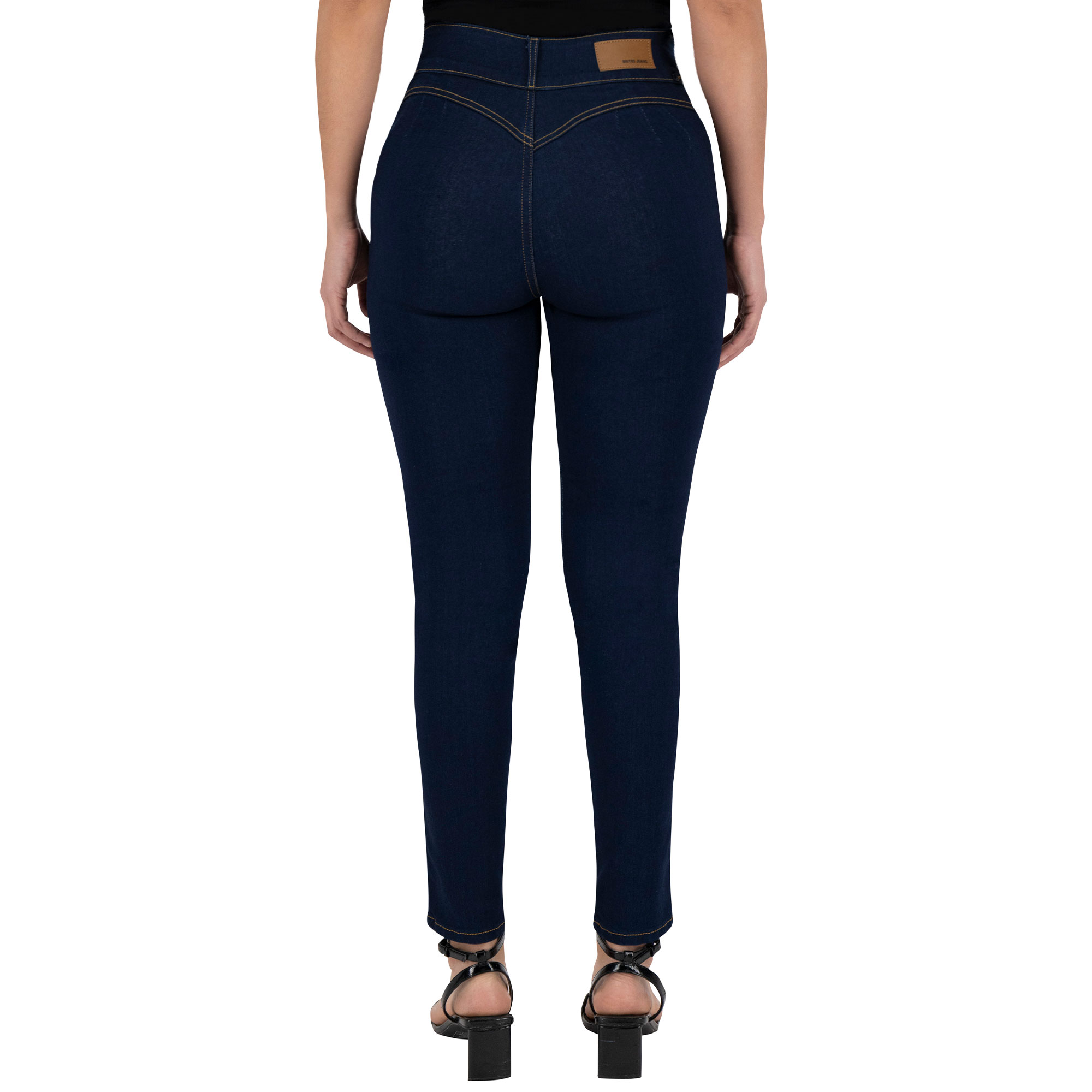 Foto 7 pulgar | Jeans Skinny Britos Tiro Medio Azul 024790