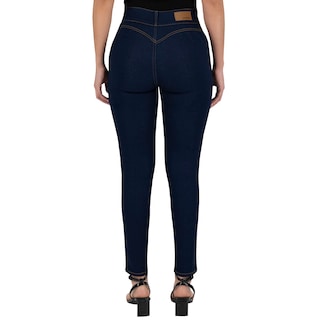 Foto 6 | Jeans Skinny Britos Tiro Medio Azul 024790