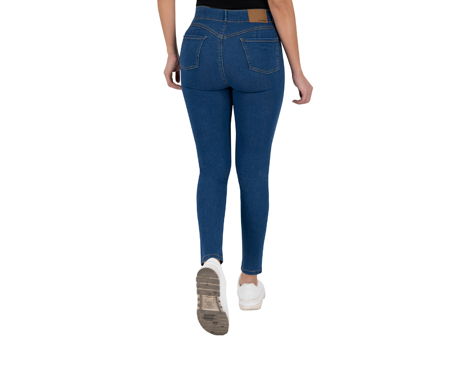 Foto 5 pulgar | Jeans Skinny Britos Tiro Medio Azul 024786