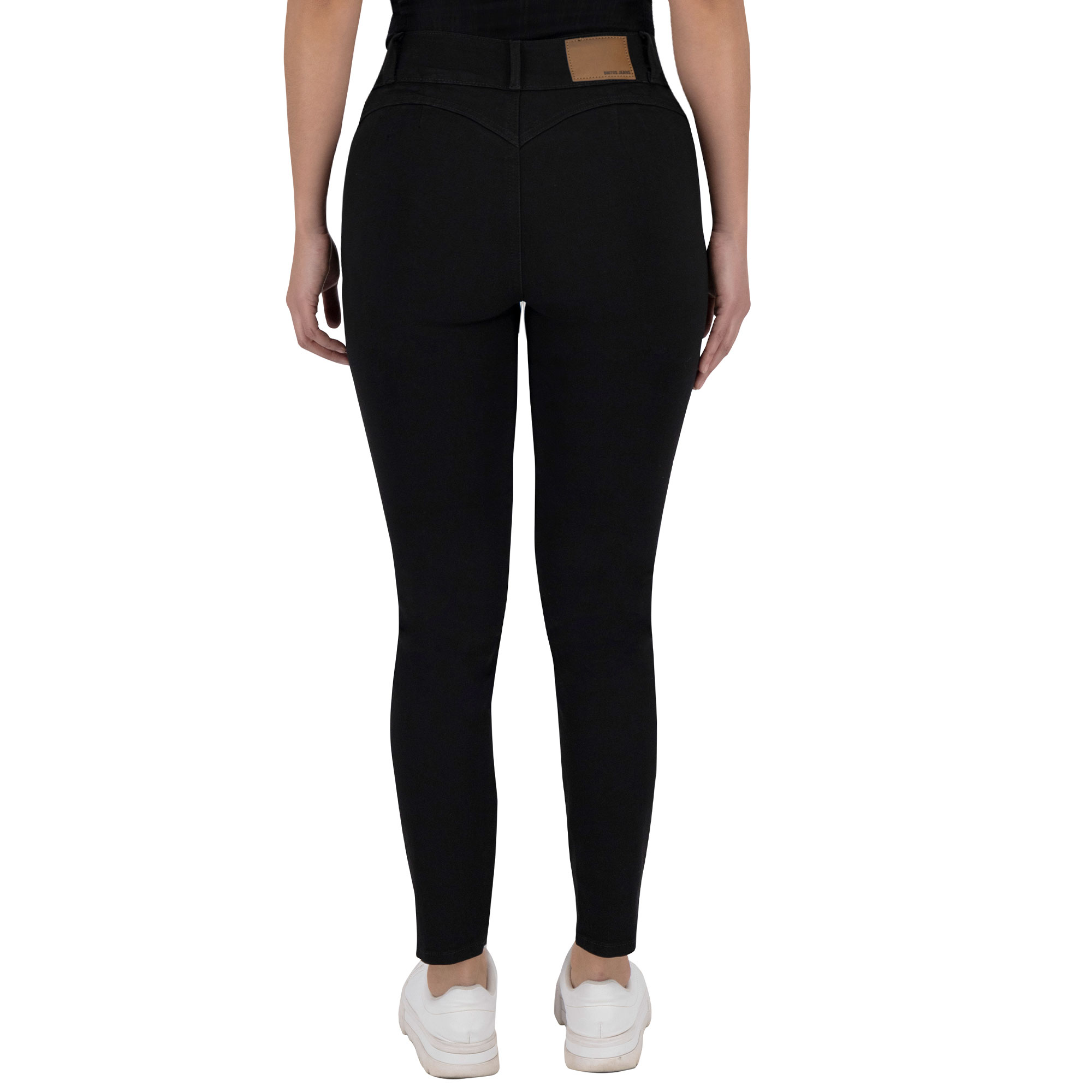 Foto 7 pulgar | Jeans Skinny Britos Tiro Medio Negro 024824