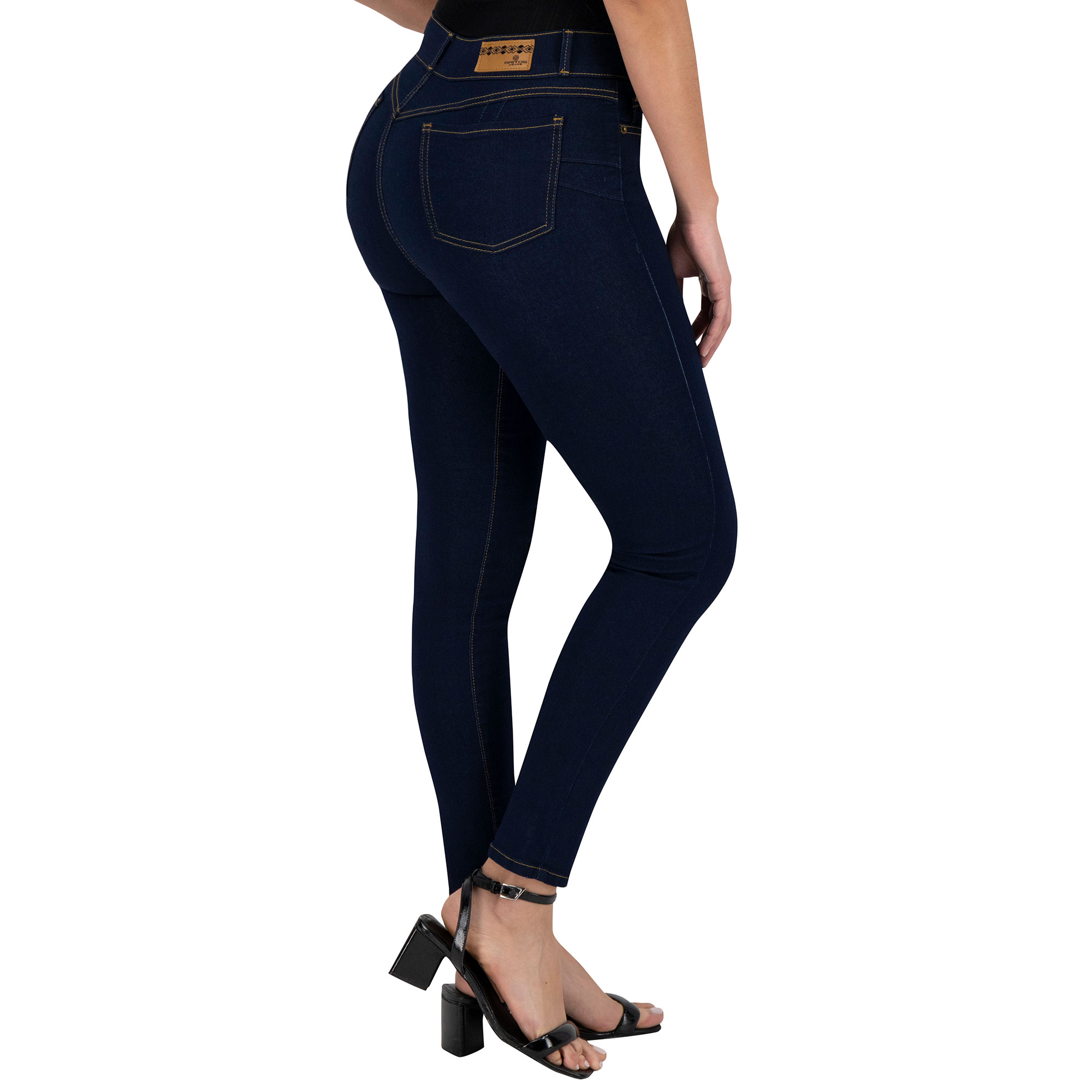 Foto 6 pulgar | Jeans Skinny Britos Tiro Medio Azul 024784